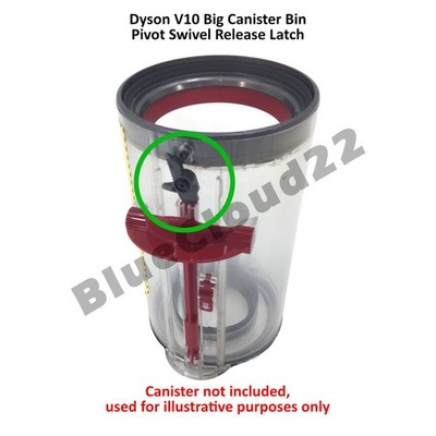 Genuine Dyson V10 Big Bin CANISTER DIRT DUST BIN CAN CUP SWIVEL