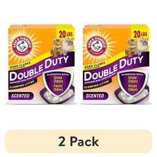 Double Duty Advanced Odor Control Clumping Cat Litter Scented 20 lbs 2 Pack