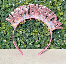 Birthday Crown Birthday Headband Birthday Crown Adult Woman Birthday Headband