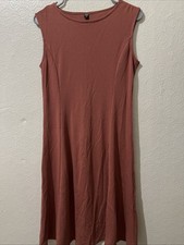 Uniqlo Sleeveless Dress Color Size M Women Pickleball Tennis Golf Dusty Rose