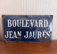 Vintage French Enamelled Street Sign