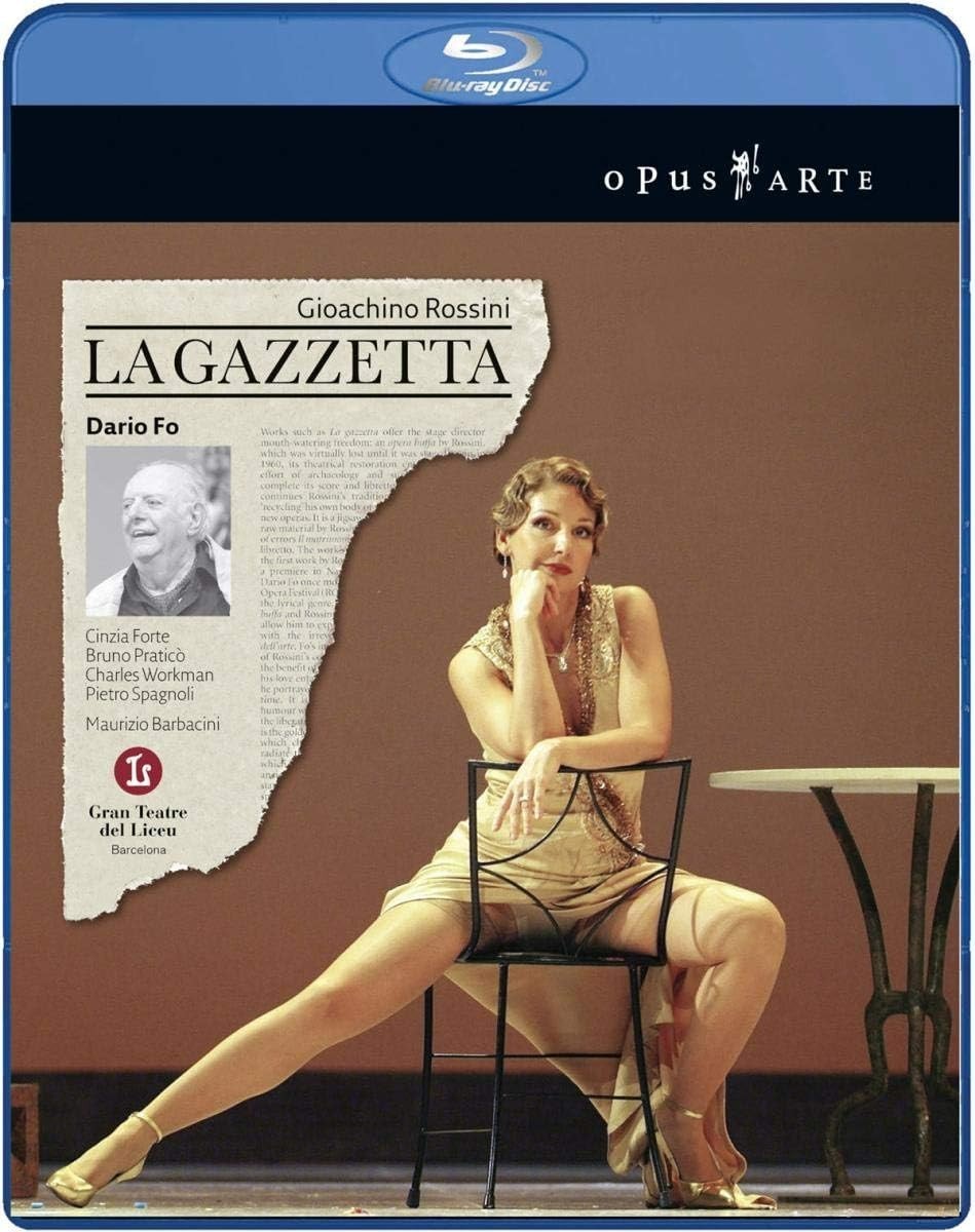 Rossini La Gazzetta Gran Teatre del Liceu Dario Fo Blu-Ray (2009)