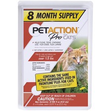 PetAction Plus for Cats and Kittens 8 doses
