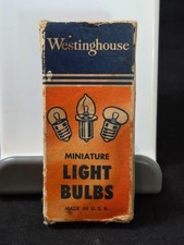 Vintage Westinghouse Miniature Light Bulbs PR3 Flashlight