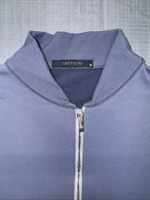 GREYSON Golf 1/4 Zip Pullover Performance Shirt Blue Medium