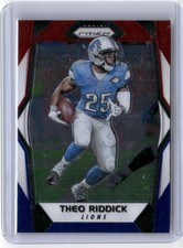 2017 Panini Prizm Theo Riddick Prizm Red, White and Blue #148 1B3B1