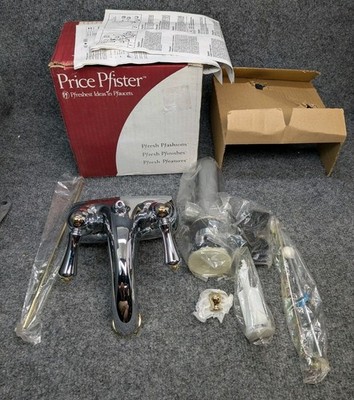 NOS Price Pfister 8B5-8CMB Bathroom Lavatory Faucet Chrome Polished Brass 50/50