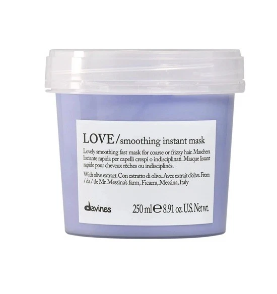Davines LOVE Smoothing Instant Mask 250mL Full Size anti-frizz hair - Image 1 of 1