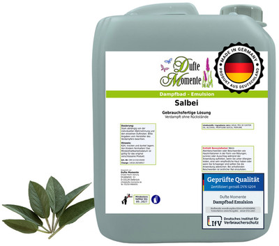 Dufte Momente Dampfbad Emulsion Salbei | Wellness Duft für zuhause