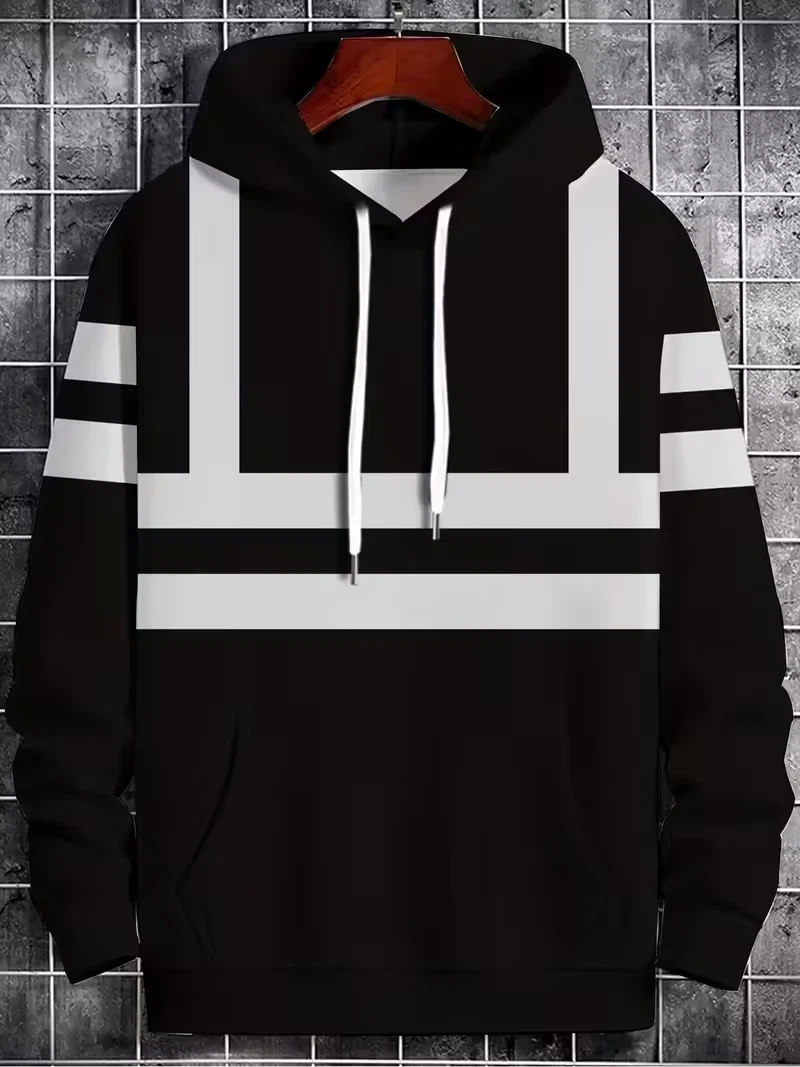 Men's Colorful Sweatshirts Hoodie long sleeve oversized BIG size 2XL