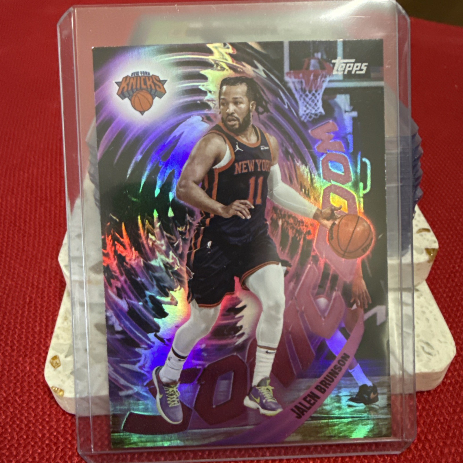 2025 Topps Jalen Brunson SONIC BOOM SB-14 New York Knicks NBA