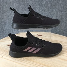 Adidas Shoes Womens 10 Black Cloudfoam Pure Running Sneakers Mesh Low FW7597