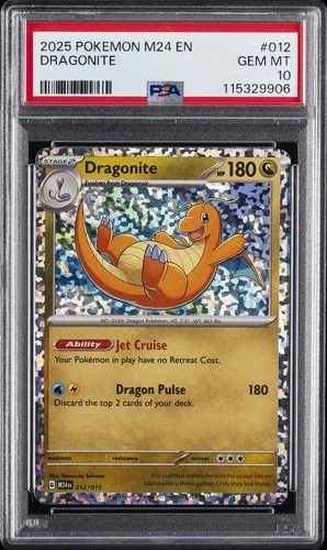 2025 POKEMON M24 EN-MCDONALD'S COLL #012 DRAGONITE PSA 10