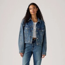 Levi Women Shrunken 90 Trucker Jacket