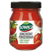 5900397735231 Łowicz Koncentrat Pomidorowy Naturalny - Gęsty Przecier do Zup Sos