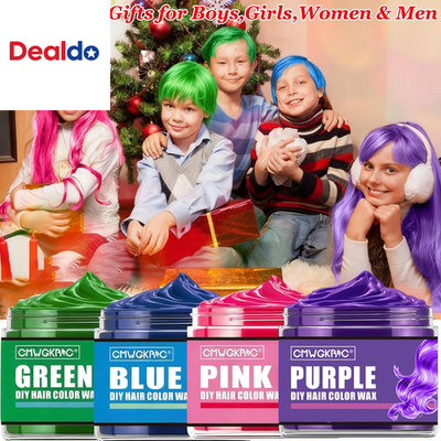 4 Colors Temporary Hair Color,Stocking Stuffers for Kids,Christmas