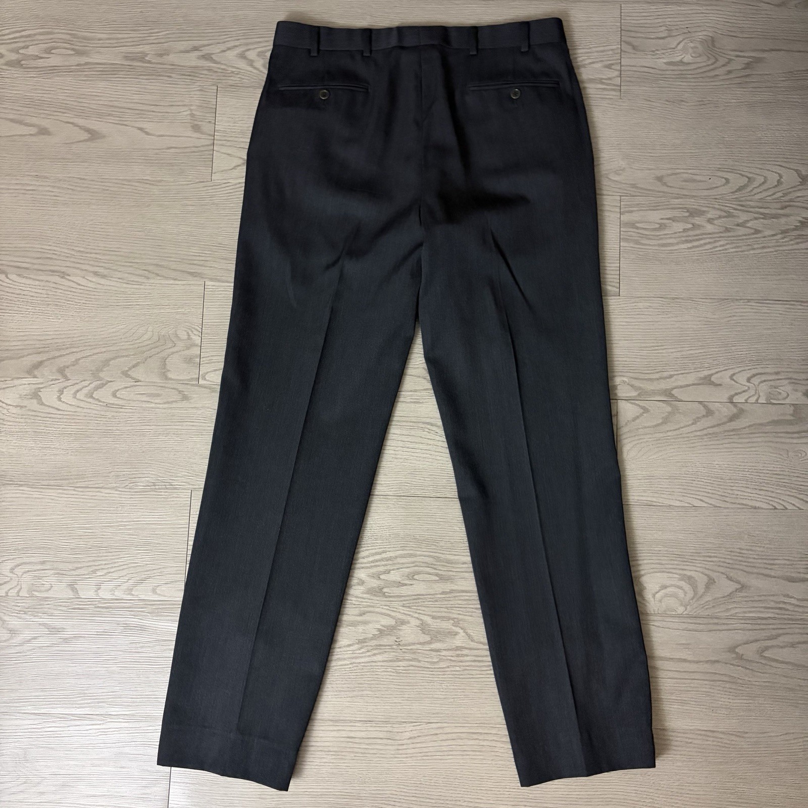 Brooks Brothers 1818 Pants Men's 34x34(34x32) Gray Regent Fit Wool Dress Pants thumbnail 14