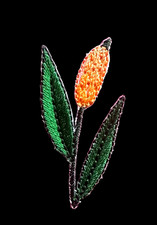 IRON ON PATCH APPLIQUE - 1 3/4x1 1/8 inch