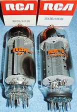 2 NOS RCA 36KD6 / 40KD6 Vacuum Tubes  - 33-Watts for Audio or Transmitting