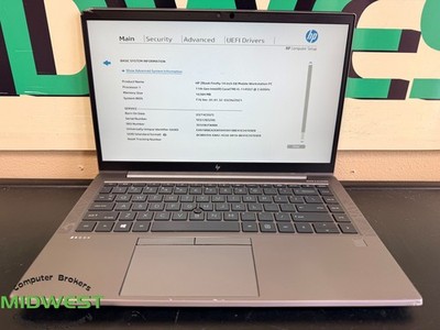 HP ZBook Firefly 14 G8 i5-1145G7 2.6GHz 16GB 256GB SSD (For Parts)