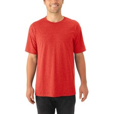 Big Men's Tri-Blend Crewneck Short Sleeve T-Shirt 2 Pack – Fiery Red Heather