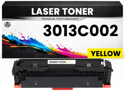 2 x Toner Cartridge 055 Yellow / 3013C002 Gelb für Canon Premium Alternativ imag