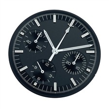 32.5mm Black Watch Dial Hands for Seagull ST1902 Chronograph 3 Register