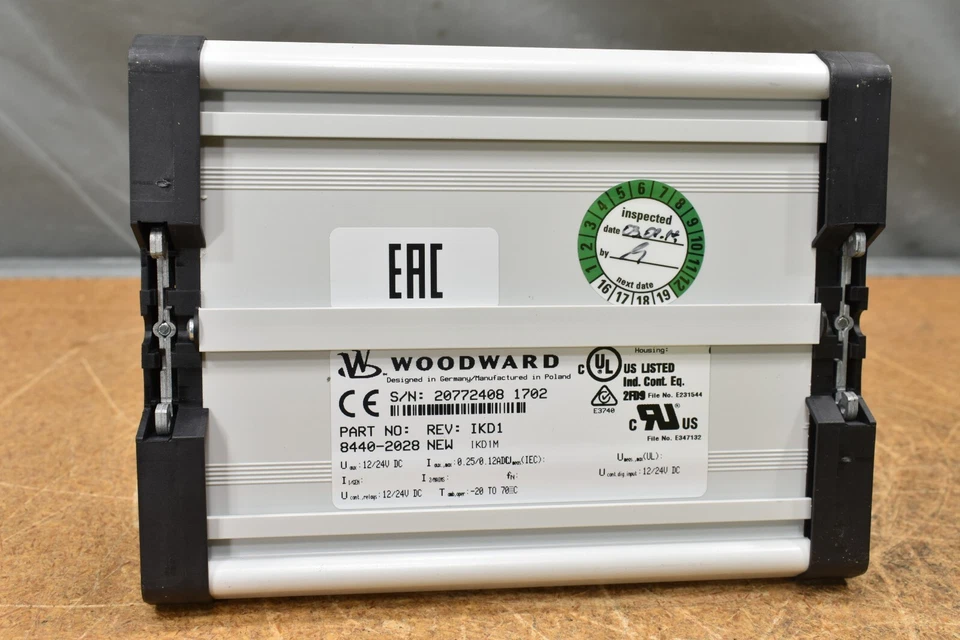 Woodward 8440-2028, Digital I/O Expansion Module, Rev: IKD1, IKD1M, Uaux 12/24 V - Image 4 of 4