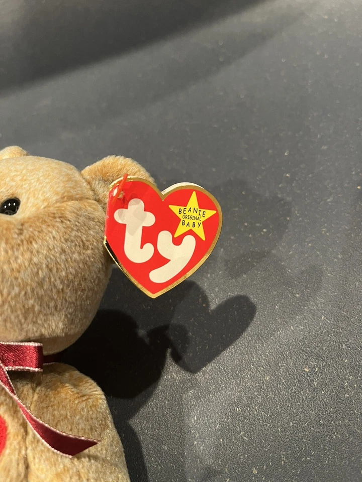 Ty Beanie Babies Signature Bear 1999 Brown Excellent Retired Baby — 第 3/4 张图片