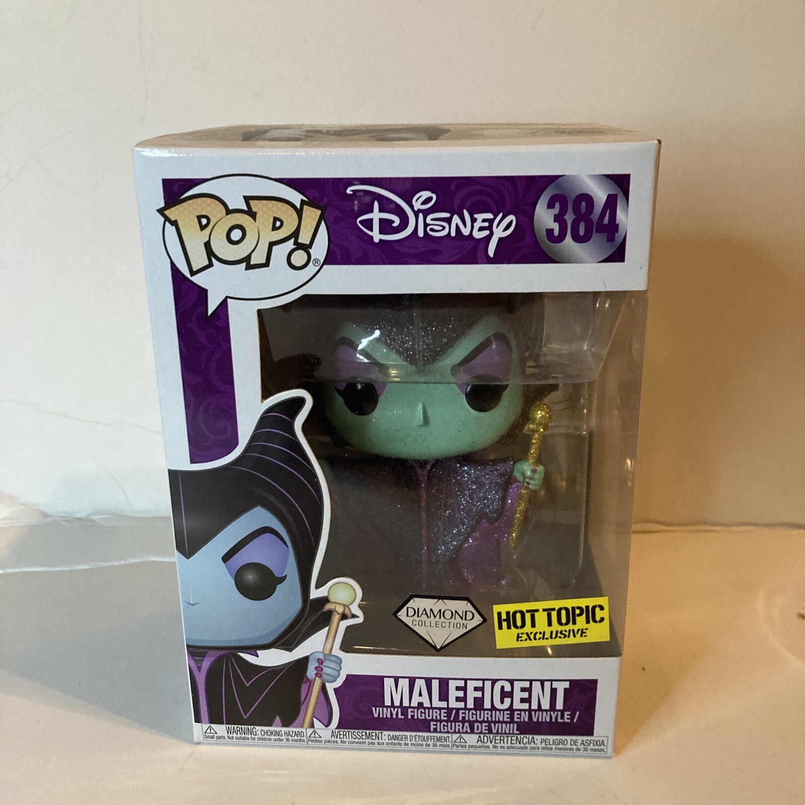 Funko Pop! Vinilo: Disney - Maléfica - (Diamond Glitter) - Hot Topic