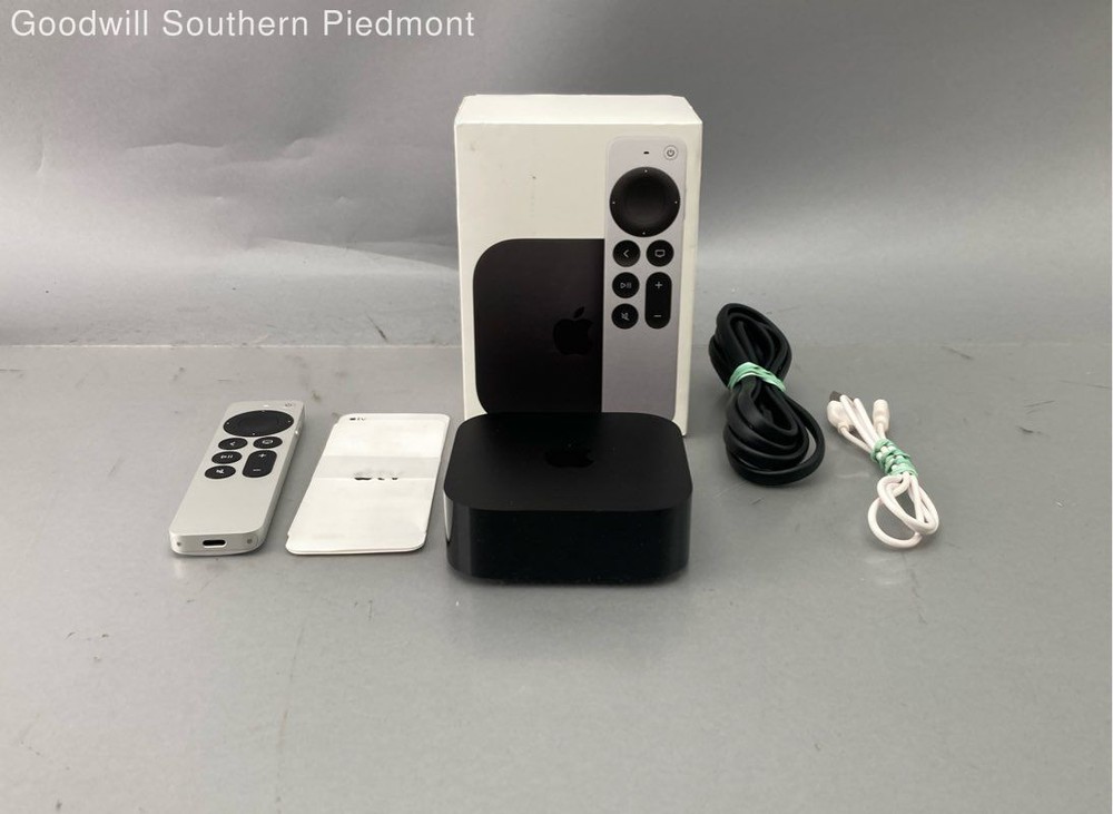Apple TV 4K 3rd Gen 64GB Wi-Fi Media Streamer MN873LL/A Model A2737 - Tested