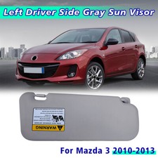 Bbm2-69-320c-75 Gray Sun Visor Left Driver Side W Light For Mazda 3 2010-2013