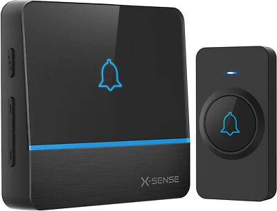 X-Sense Funkklingel, wasserdichtes Türklingel-Set, über 600 m Funkreichweite TOP