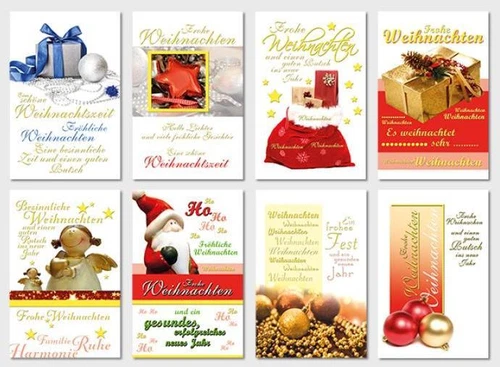 Weihnachtskarten, viele Motive,Glückwunschkarten mit Umschlag, Blitzversand - Bild 27 von 42