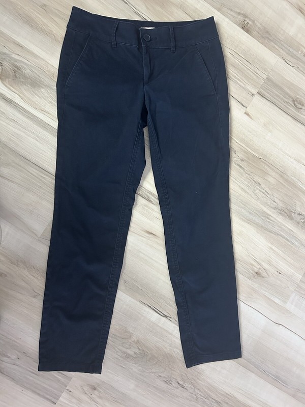 WOMENS LOFT OUTLET NAVY GIRLFRIEND CHINO PETITE SKINNY CAPRIS SIZE 00P PETITE 