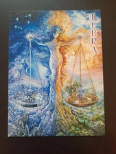 Libra Zodiac Card ~ Josephine Wall 