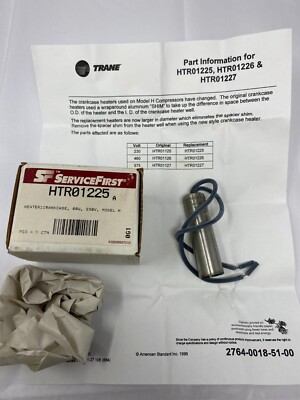 Trane ServiceFirst HTR01225 Crankcase Heater 60W 230V Model H