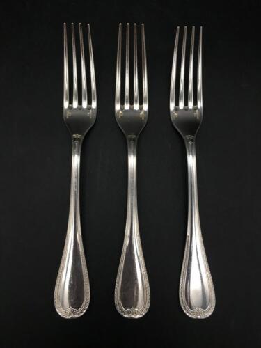 CHRISTOFLE FRANCE MALMAISON OC MARK SILVERPLATE LOT: SET OF 3 SALAD FORKS S449 - Picture 1 of 4