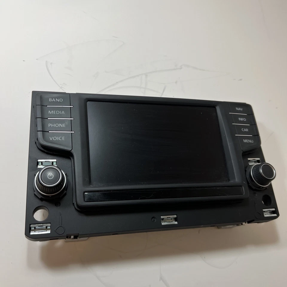 2016 VOLKSWAGEN GOLF GTI INFORMATION NAVIGATION DISPLAY SCREEN OEM 5GM919605 - Imagem 2 de 4