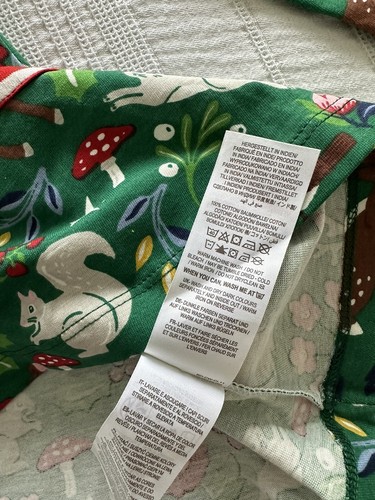 Mini Boden BNWT Green Red Christmas Tunic Dress Age 9-10 Years Holly Robin Deer - Picture 5 of 12
