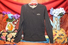 Realtree Men's Clothing Black Thermal Pullover Hunt Sport Fish Shirt Size Small