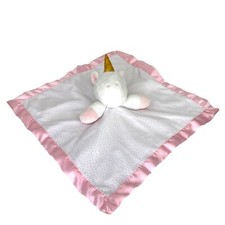 Cloud Island UNICORN Security Blanket White Pink Plush Baby Toy Lovey Sparkles