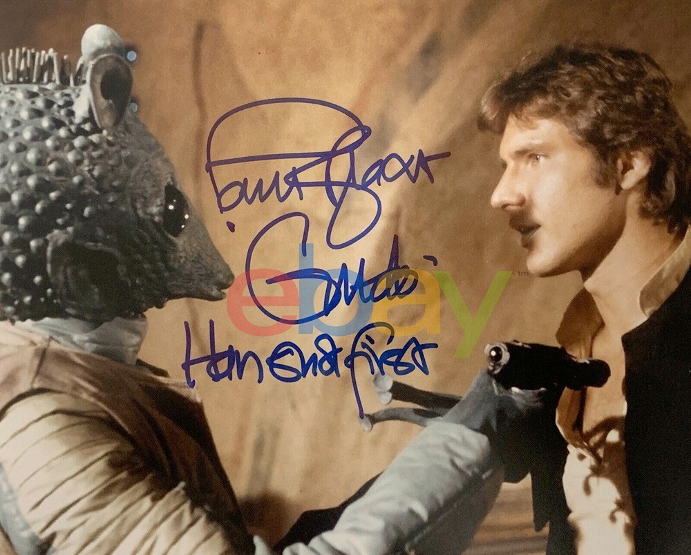 【サイン】スターウォーズ フィギュア Greedo Paul Blake /10 サイン】スターウォーズ フィギュア Greedo Paul Blake /10 Sign
