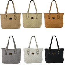 Damen Tasche Schultertasche Leder Optik Handtasche Shopper Bag Damentasche M17