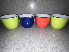 4-Piece Serving, Cereal, Soup Bowl Set Patio Beach home decor Multi-Color