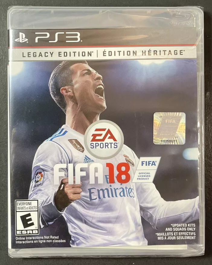 FIFA 18 [ Legacy Edition ] (PS3) NEW