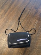 Nintendo GBA Gameboy Advance SP Grey Black Carry Carrying Travel Soft Case Bag