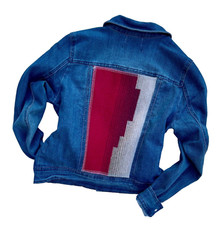 New - Womens S - Runs Small - Denim Jacket with Pendleton Wool - Alamosa