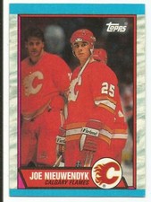 JOE NIEUWENDYK 1989-90 TOPPS CARD NM-MT CONDITION CALGARY FLAMES