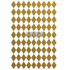 Gold Harlequin | Decor Transfers  | Redesign with Prima Furniture Mixed Media